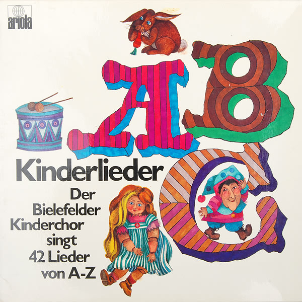 Cover Bielefelder Kinderchor* - Kinderlieder ABC - Der Bielefelder Kinderchor Singt 42 Lieder Von A-Z (LP, Dou) Schallplatten Ankauf
