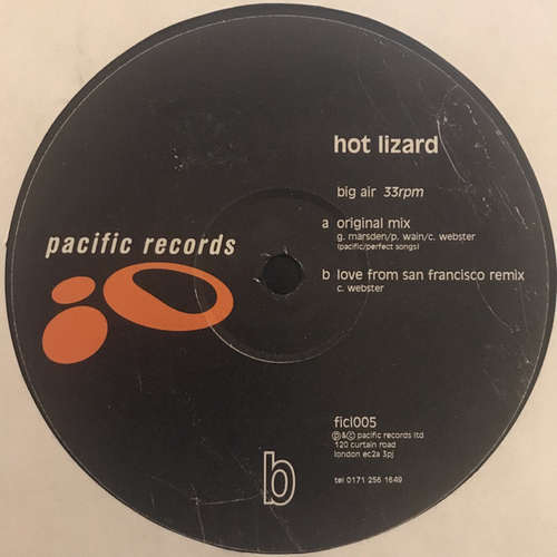 Cover Hot Lizard - Big Air (12) Schallplatten Ankauf