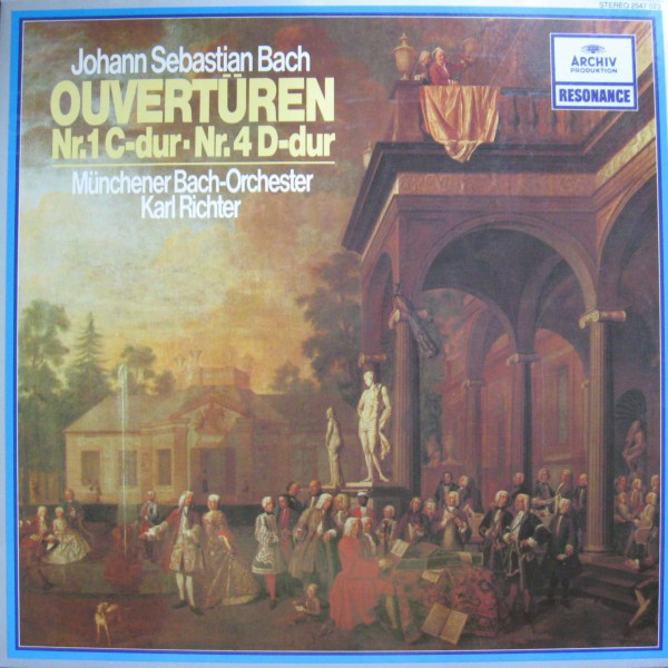 Bild Johann Sebastian Bach - Münchener Bach-Orchester, Karl Richter - Ouvertüren Nr.1 C-dur, Nr.4 D-dur (LP, Album) Schallplatten Ankauf