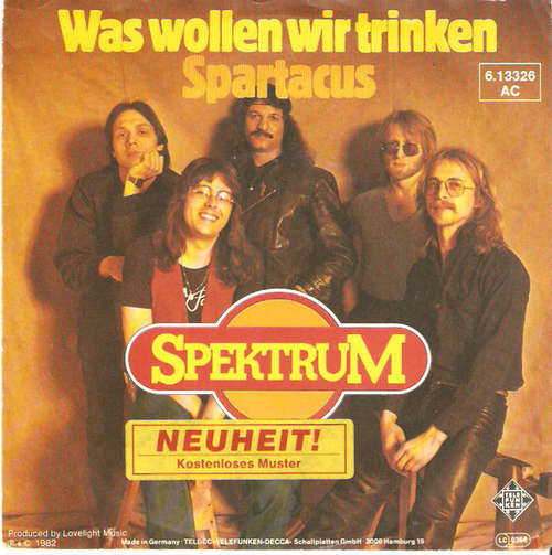 Cover Spektrum (8) - Was Wollen Wir Trinken  (7, Single) Schallplatten Ankauf