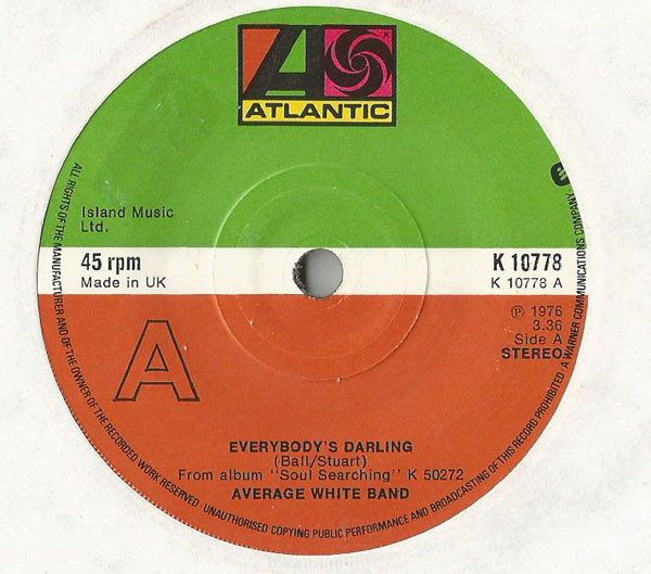 Bild Average White Band - Everybody's Darling (7, Single) Schallplatten Ankauf