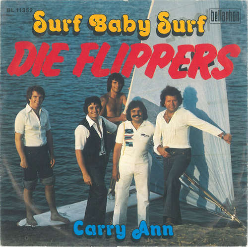 Cover Die Flippers - Surf Baby Surf (7, Single) Schallplatten Ankauf