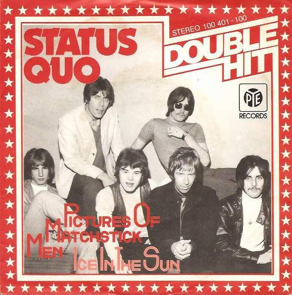 Cover Status Quo - Pictures Of Matchstick Men / Ice In The Sun (7) Schallplatten Ankauf