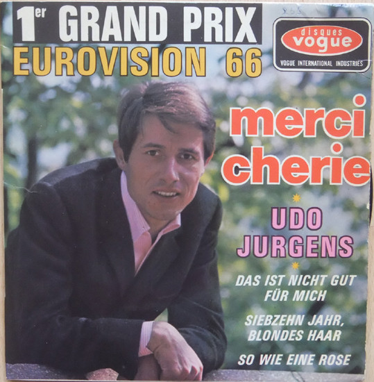 Cover Udo Jürgens - Merci Chérie (7, EP) Schallplatten Ankauf