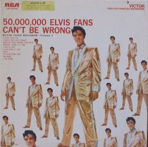 Bild Elvis Presley - 50,000,000 Elvis Fans Can't Be Wrong (Elvis' Gold Records, Vol. 2) (LP, Comp, RE) Schallplatten Ankauf