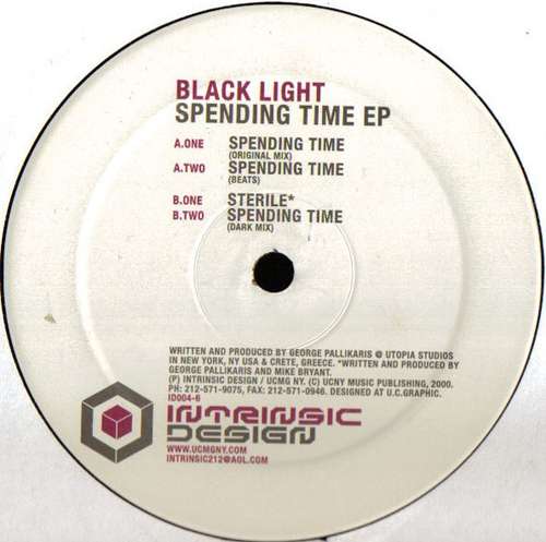 Cover Blacklight (3) - Spending Time EP (12, EP) Schallplatten Ankauf