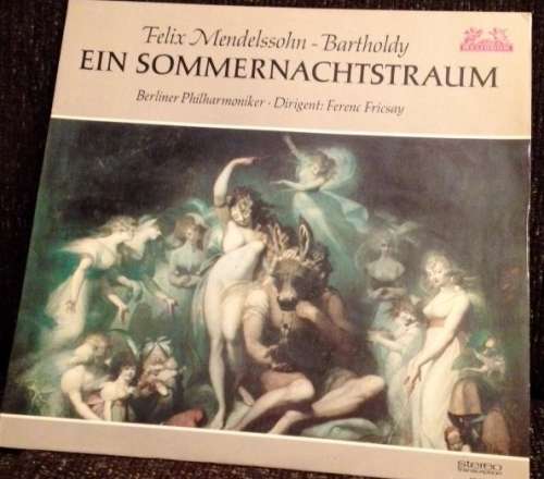 Cover Felix Mendelssohn-Bartholdy - Berliner Philharmoniker Dirigent Ferenc Fricsay - Ein Sommernachtstraum (LP, Red) Schallplatten Ankauf