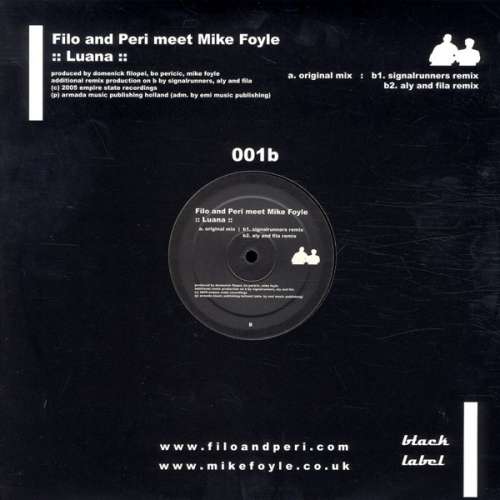 Cover Filo And Peri* Meet Mike Foyle - Luana (12) Schallplatten Ankauf