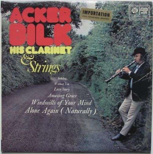 Cover Acker Bilk - His Clarinet & Strings (LP, Quad, PYE) Schallplatten Ankauf