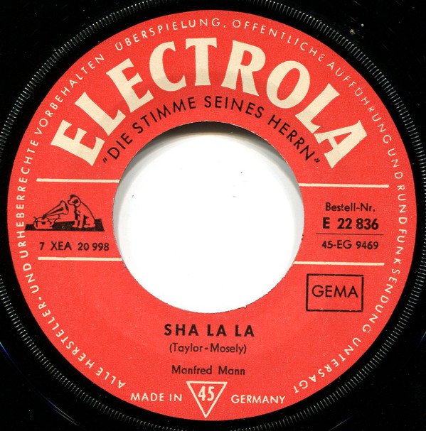 Bild Manfred Mann - Sha La La (7, Single) Schallplatten Ankauf