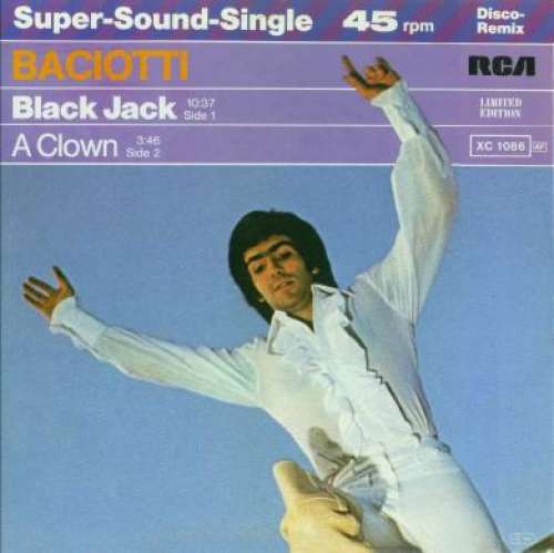 Cover Baciotti - Black Jack (12, Single, Ltd) Schallplatten Ankauf