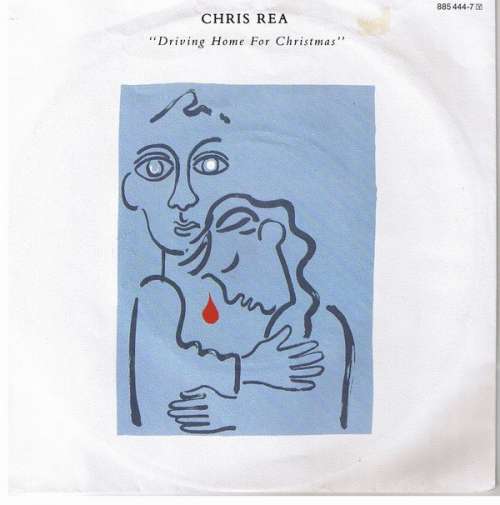 Cover Chris Rea - Driving Home For Christmas (7, Single) Schallplatten Ankauf