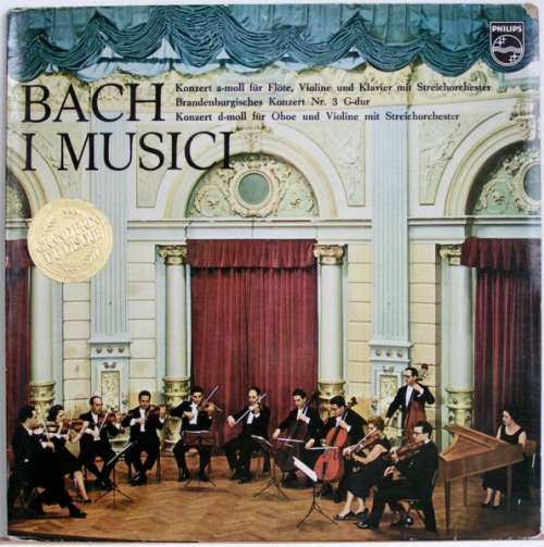 Cover Bach*, I Musici - Konzert in A-Moll  / Brandenburgisches Konzert Nr. 3 / Konzert In D-Moll (LP) Schallplatten Ankauf