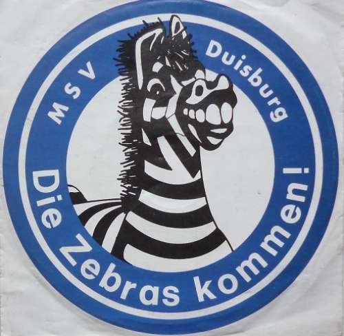 Cover Die Fussball-Fans / Die Hans Blum Band - MSV Duisburg - Die Zebras Kommen! (7, Single) Schallplatten Ankauf