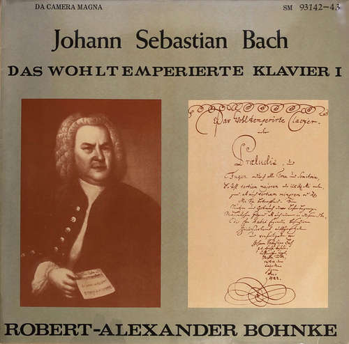 Cover Johann Sebastian Bach - Robert Alexander Bohnke - Das Wohltemperierte Klavier I (2xLP, Album) Schallplatten Ankauf