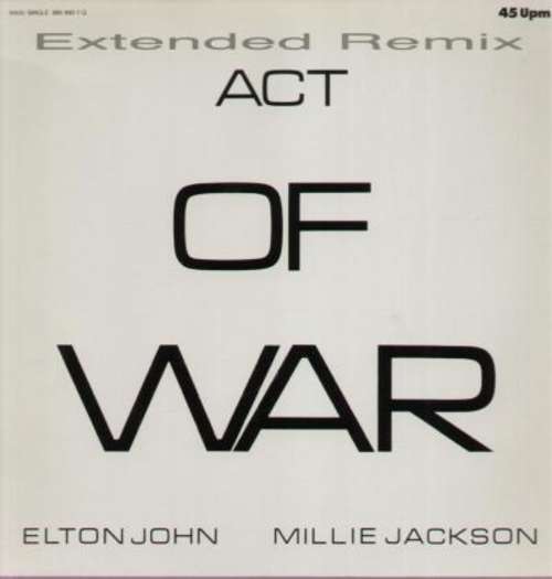 Cover Elton John / Millie Jackson - Act Of War (Extended Remix) (12, Maxi) Schallplatten Ankauf