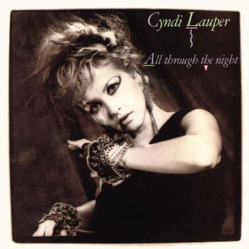 Cover Cyndi Lauper - All Through The Night (7, Single) Schallplatten Ankauf