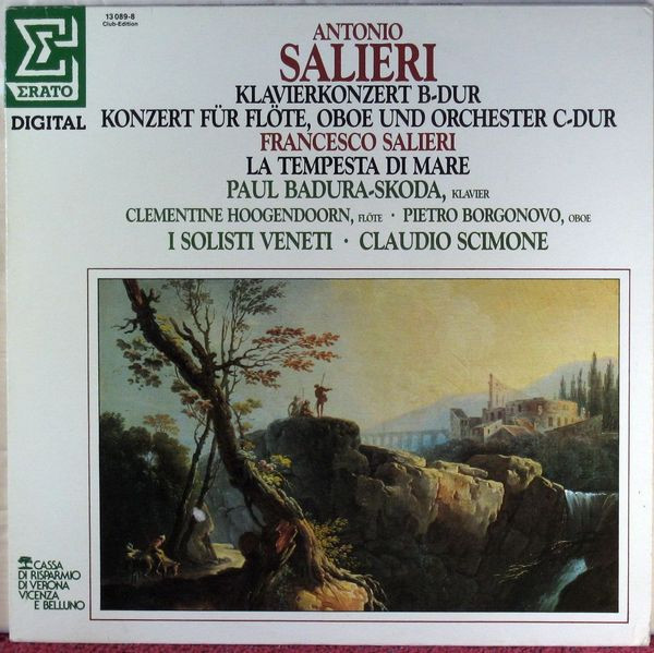Cover I Solisti Veneti & Paul Badura-Skoda - Salieri (LP, Dig) Schallplatten Ankauf