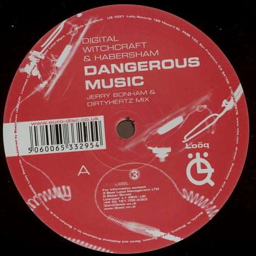 Cover Digital Witchcraft & Habersham - Dangerous Music (12) Schallplatten Ankauf