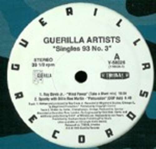 Cover Guerilla Artists Singles '93 No. 3 Schallplatten Ankauf