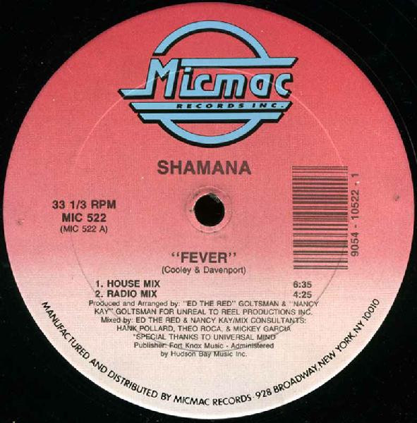 Cover Shamana - Fever (12) Schallplatten Ankauf