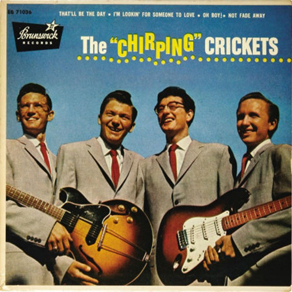Cover zu The Crickets (2) - The Chirping Crickets (7, EP) Schallplatten Ankauf