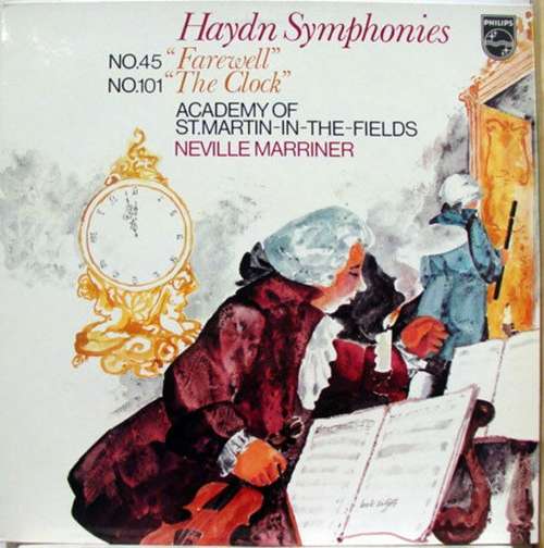 Cover Haydn* - Academy Of St. Martin-in-the-Fields*, Neville Marriner* - Symphonies (No. 45 Farewell / No. 101 The Clock) (LP) Schallplatten Ankauf