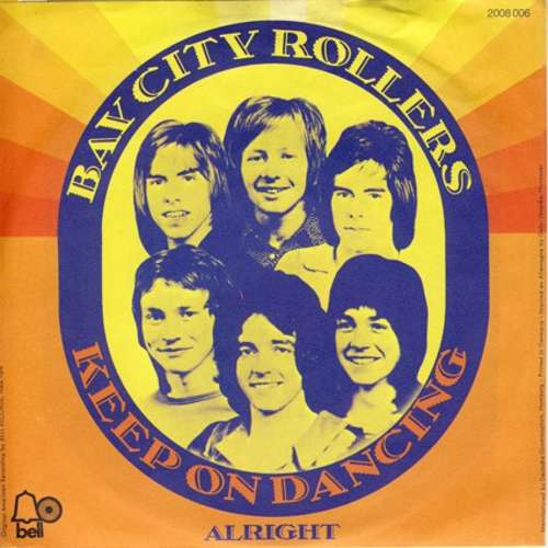 Cover Bay City Rollers - Keep On Dancing (7, Single) Schallplatten Ankauf