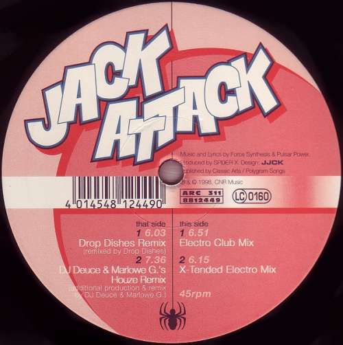 Cover Spider X Featuring M.L.G. - Jack Attack (12) Schallplatten Ankauf