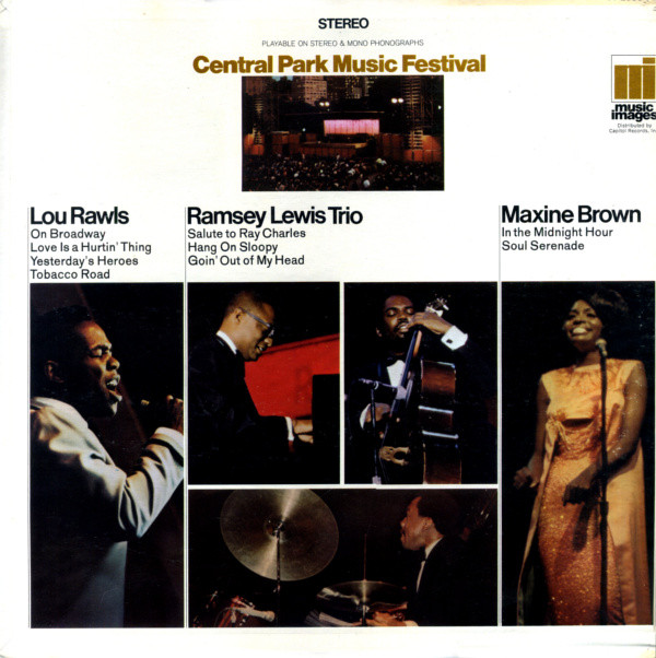 Cover Lou Rawls / Maxine Brown / The Ramsey Lewis Trio - Central Park Music Festival (LP, Album) Schallplatten Ankauf