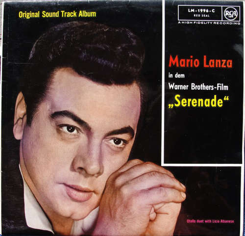 Cover Mario Lanza - Mario Lanza In Serenade (LP, Mono) Schallplatten Ankauf