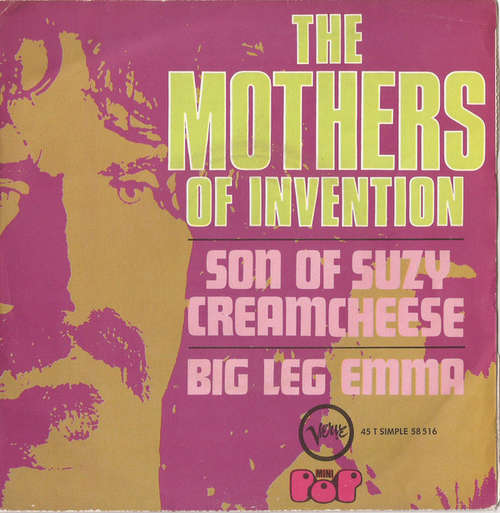 Cover The Mothers Of Invention* - Son Of Suzy Creamcheese (7, Mono, Wid) Schallplatten Ankauf