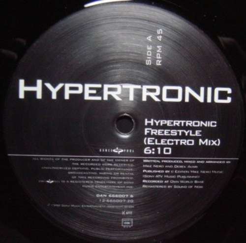 Cover Hypertronic Freestyle Schallplatten Ankauf