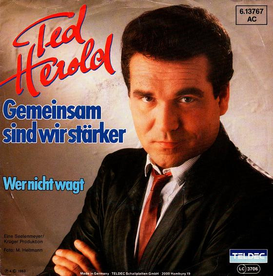 Cover Ted Herold - Gemeinsam Sind Wir Stärker (7, Single) Schallplatten Ankauf