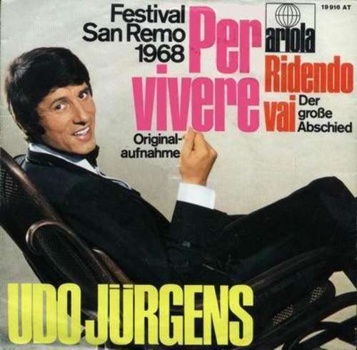 Cover Udo Jürgens - Per Vivere (7, Single) Schallplatten Ankauf