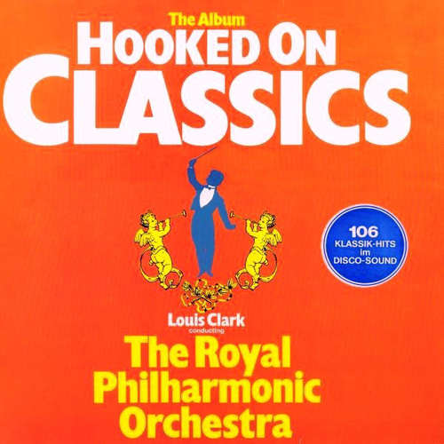Cover Louis Clark Conducting The Royal Philharmonic Orchestra - Hooked On Classics (LP, Album, red) Schallplatten Ankauf