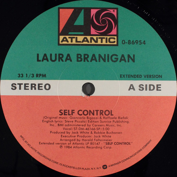 Cover Laura Branigan - Self Control (12, Maxi) Schallplatten Ankauf
