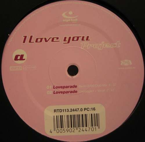 Cover I Love You Project - Hey Raver (Wait At The Loveparade) (12) Schallplatten Ankauf