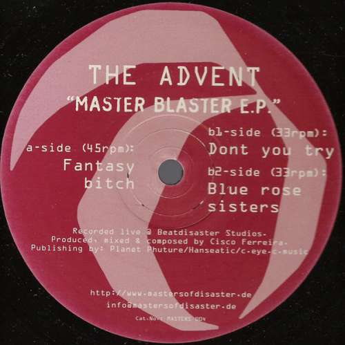 Cover The Advent - Master Blaster E.P. (12, EP) Schallplatten Ankauf