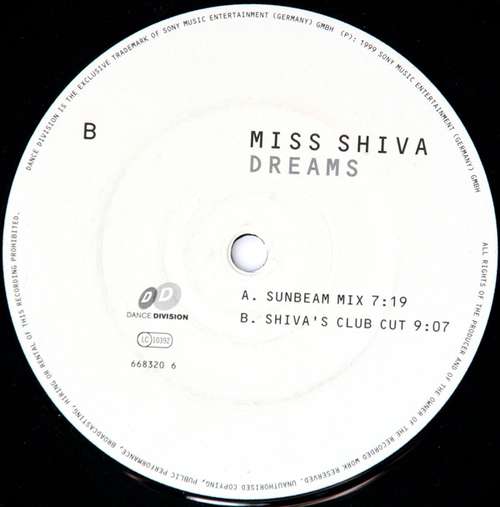 Cover Miss Shiva - Dreams (12) Schallplatten Ankauf