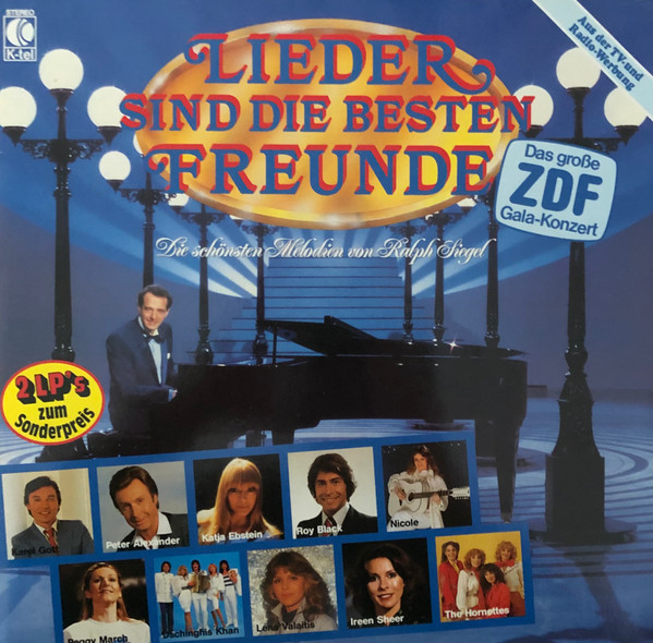 Cover Ralph Siegel - Lieder Sind Die Besten Freunde - Die Schönsten Melodien Von Ralph Siegel (2xLP, Comp) Schallplatten Ankauf
