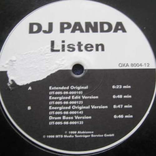 Cover DJ Panda - Listen (12) Schallplatten Ankauf