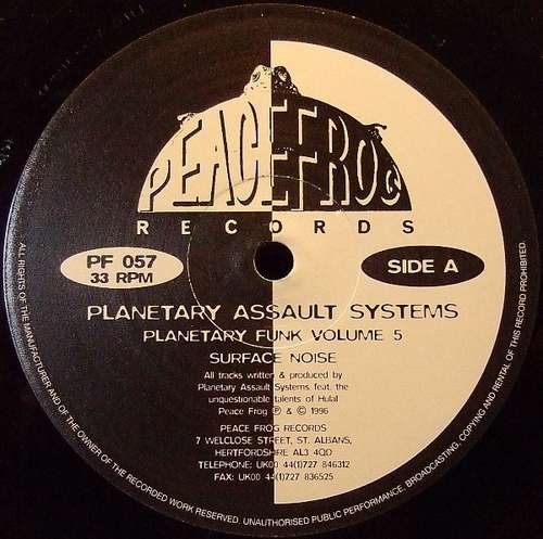 Cover Planetary Funk Volume 5 Schallplatten Ankauf