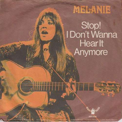 Cover Melanie (2) - Stop! I Don't Wanna Hear It Anymore (7, Single) Schallplatten Ankauf