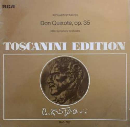 Cover Richard Strauss / NBC Symphony Orchestra, Arturo Toscanini - Don Quixote, Op.35 (LP) Schallplatten Ankauf