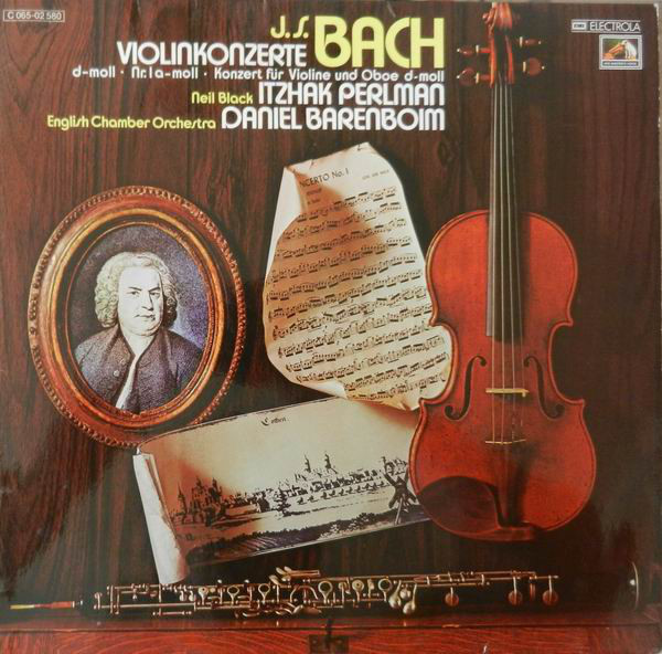 Cover J.S. Bach* - Itzhak Perlman, Neil Black (3), The English Chamber Orchestra*, Daniel Barenboim - Violinkonzerte (LP, Album) Schallplatten Ankauf