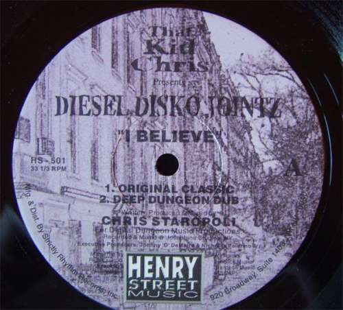 Cover That Kid Chris Presents Diesel Disko Jointz - I Believe / Don't Take Your Love (12) Schallplatten Ankauf