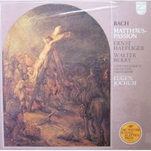 Cover Bach* / Ernst Haefliger, Walter Berry, Concertgebouw-Orchester, Amsterdam*, Eugen Jochum - Matthäus-Passion (4xLP, RE + Box) Schallplatten Ankauf