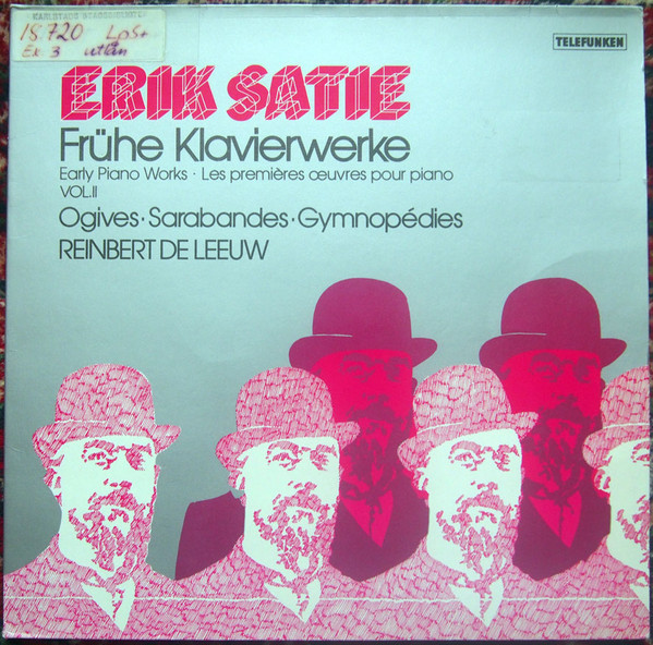 Cover Erik Satie, Reinbert de Leeuw - Satie: Frühe Klavierwerke Vol. II (LP, Album) Schallplatten Ankauf