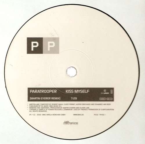 Cover Paratrooper - Kiss Myself (Martin Eyerer Remix) (12, S/Sided) Schallplatten Ankauf